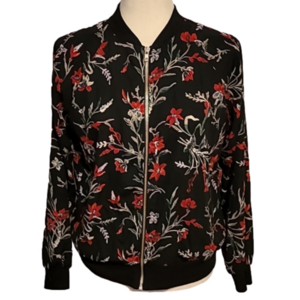 WEST KEI Floral Zip Up